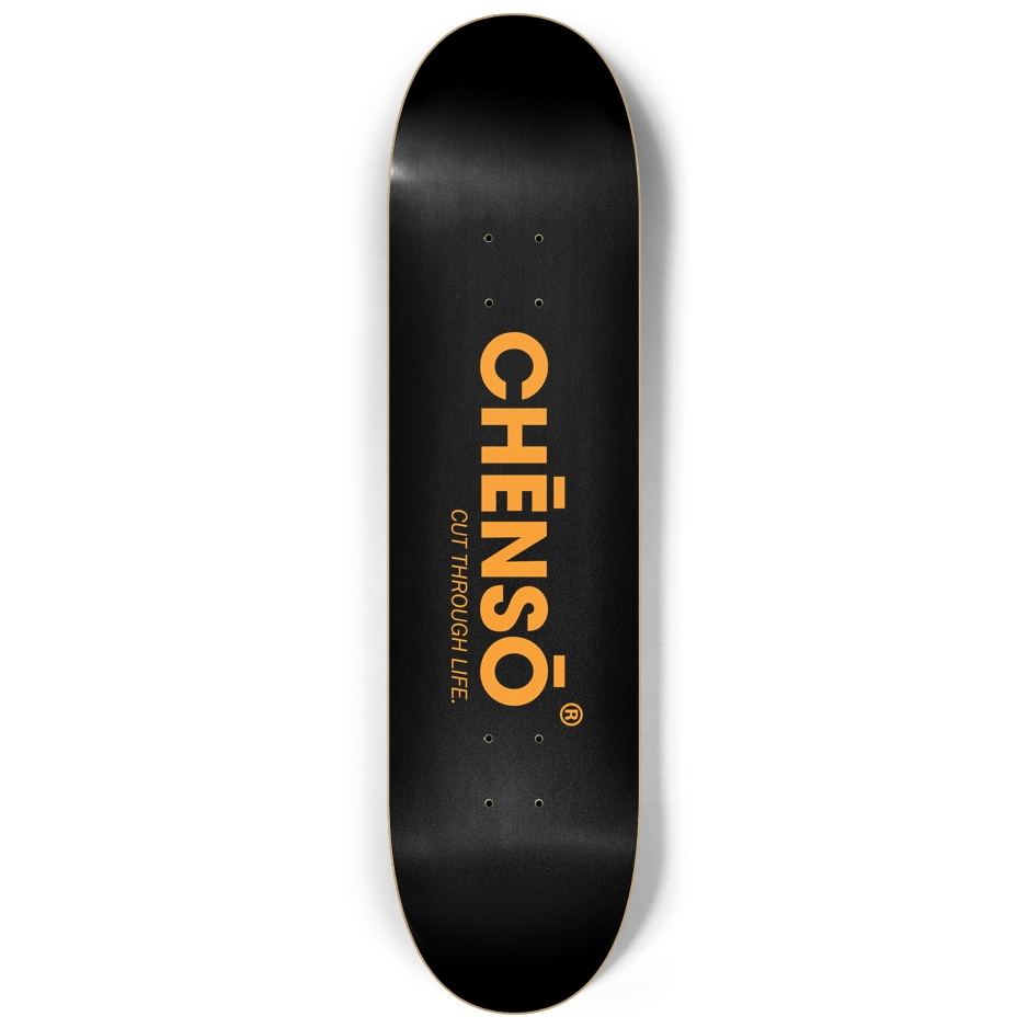 Chēnsō Custom Skateboard | 7-Ply Canadian Maple Deck & High-Res Graphics