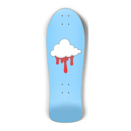 Blood Cloud Old School Custom Skateboard – Vintage Style