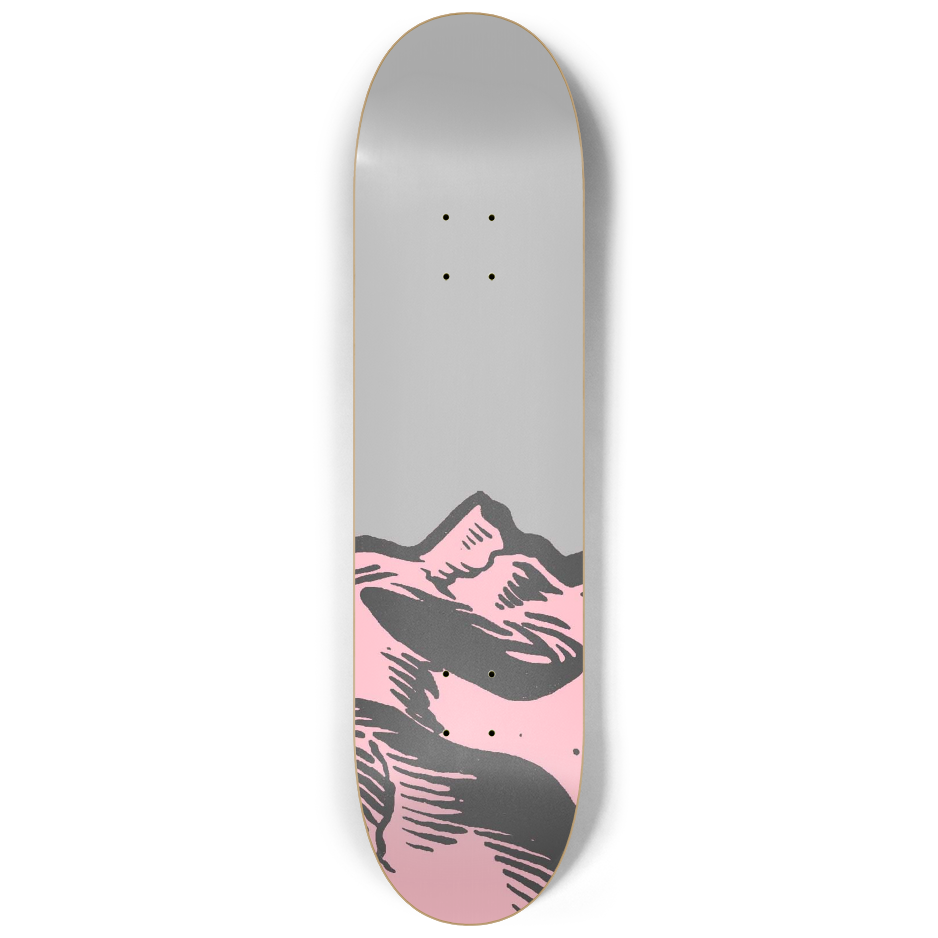 Pink Skull Skateboard Series