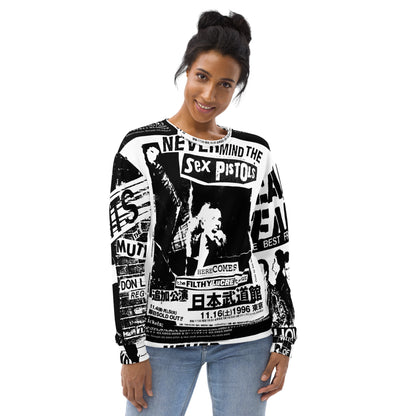 Punk Flyer Unisex Sweatshirt