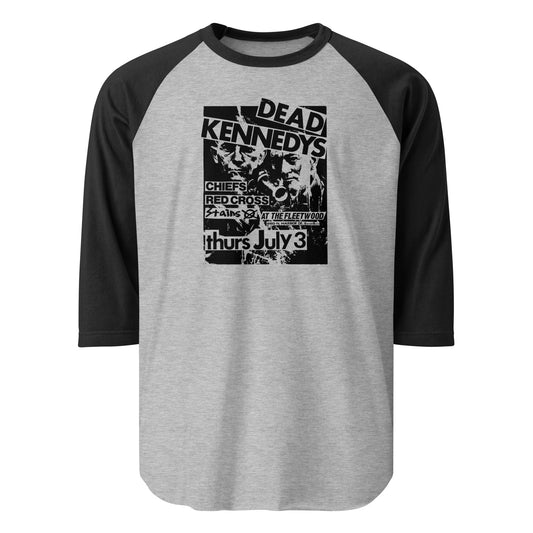 Dead Kennedy's 3/4 sleeve raglan shirt