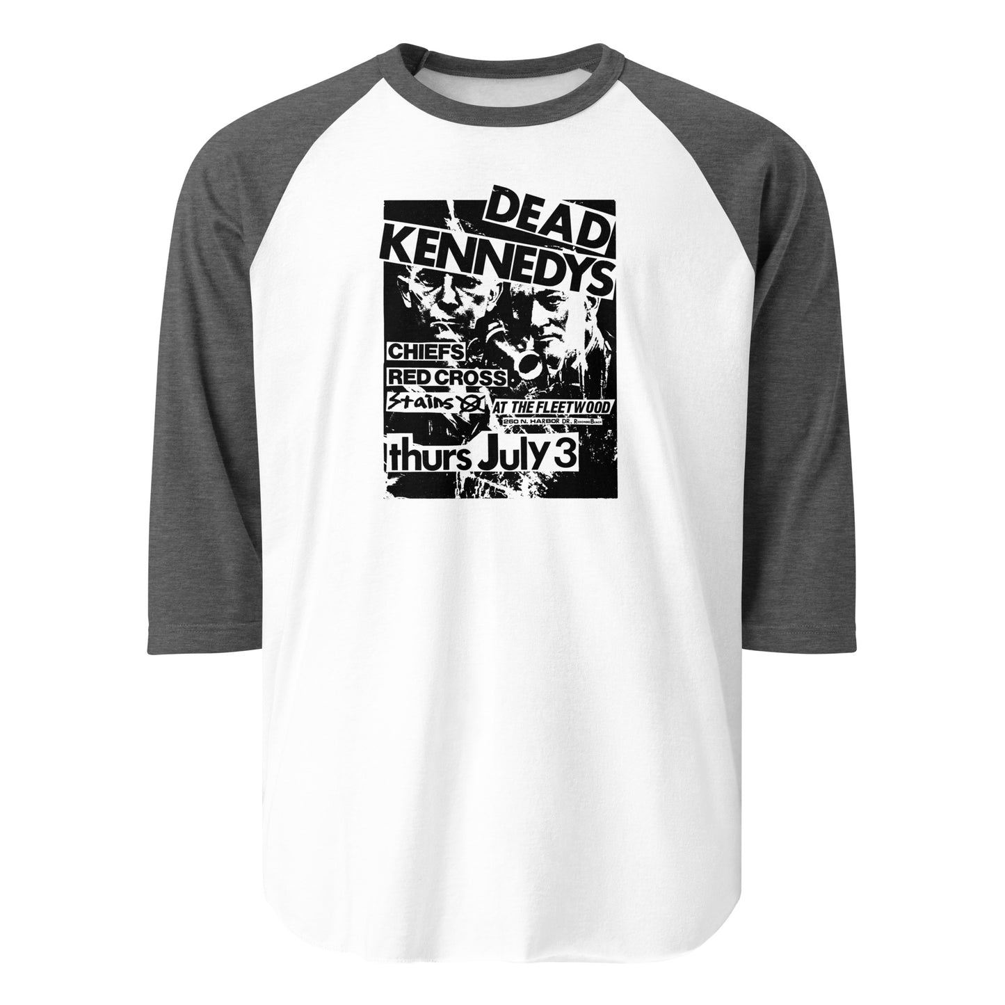 Dead Kennedy's 3/4 sleeve raglan shirt