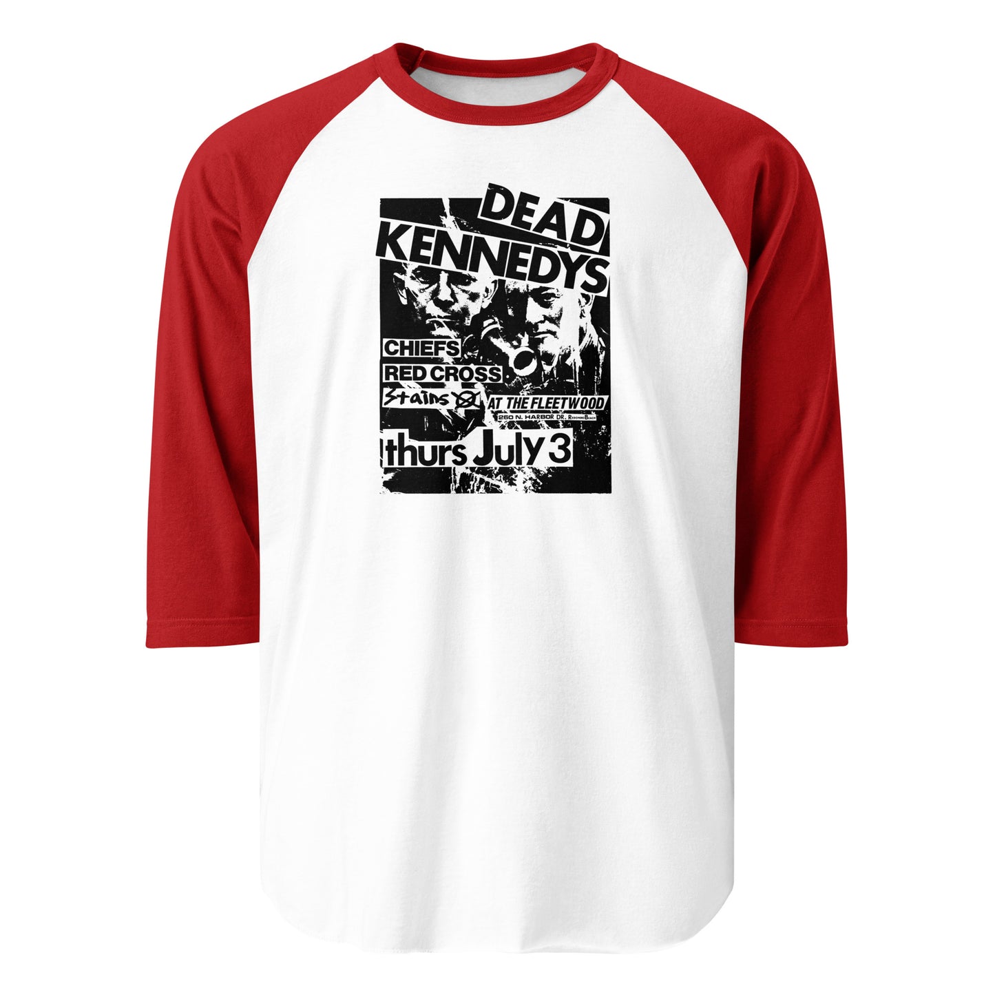 Dead Kennedy's 3/4 sleeve raglan shirt