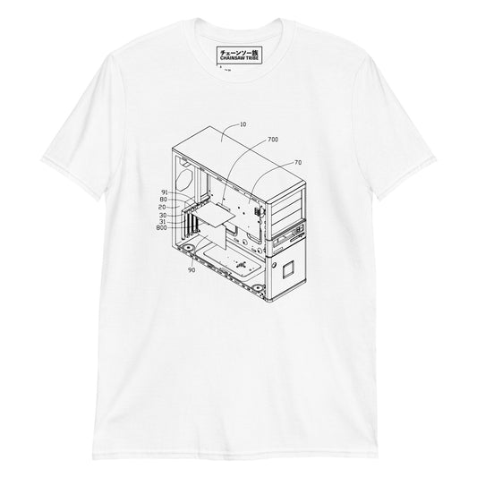 Computer Tower T-shirt | Stylish & Comfortable Tech Wear