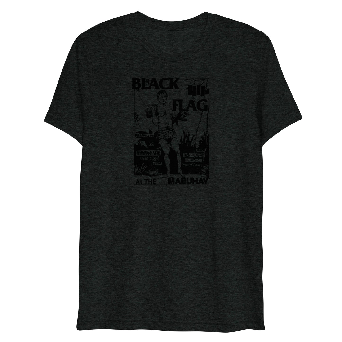 Black on Black Flag Short sleeve t-shirt